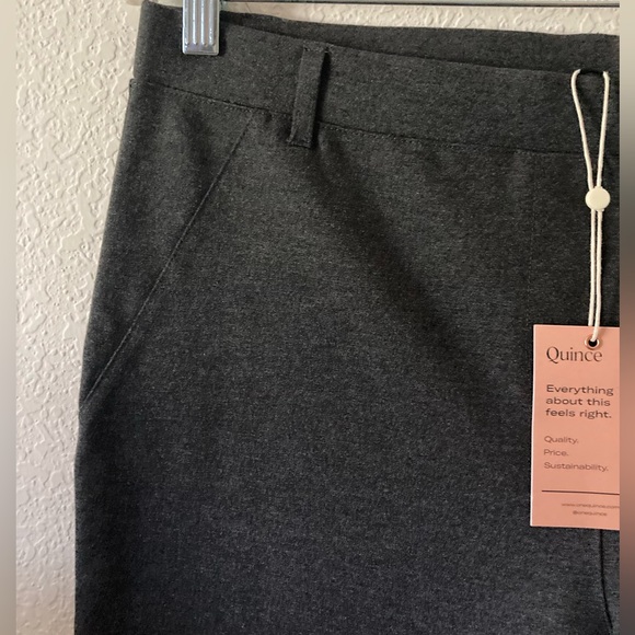 Quince Ultra-Stretch Ponte Straight Leg Pant - Picture 6 of 12